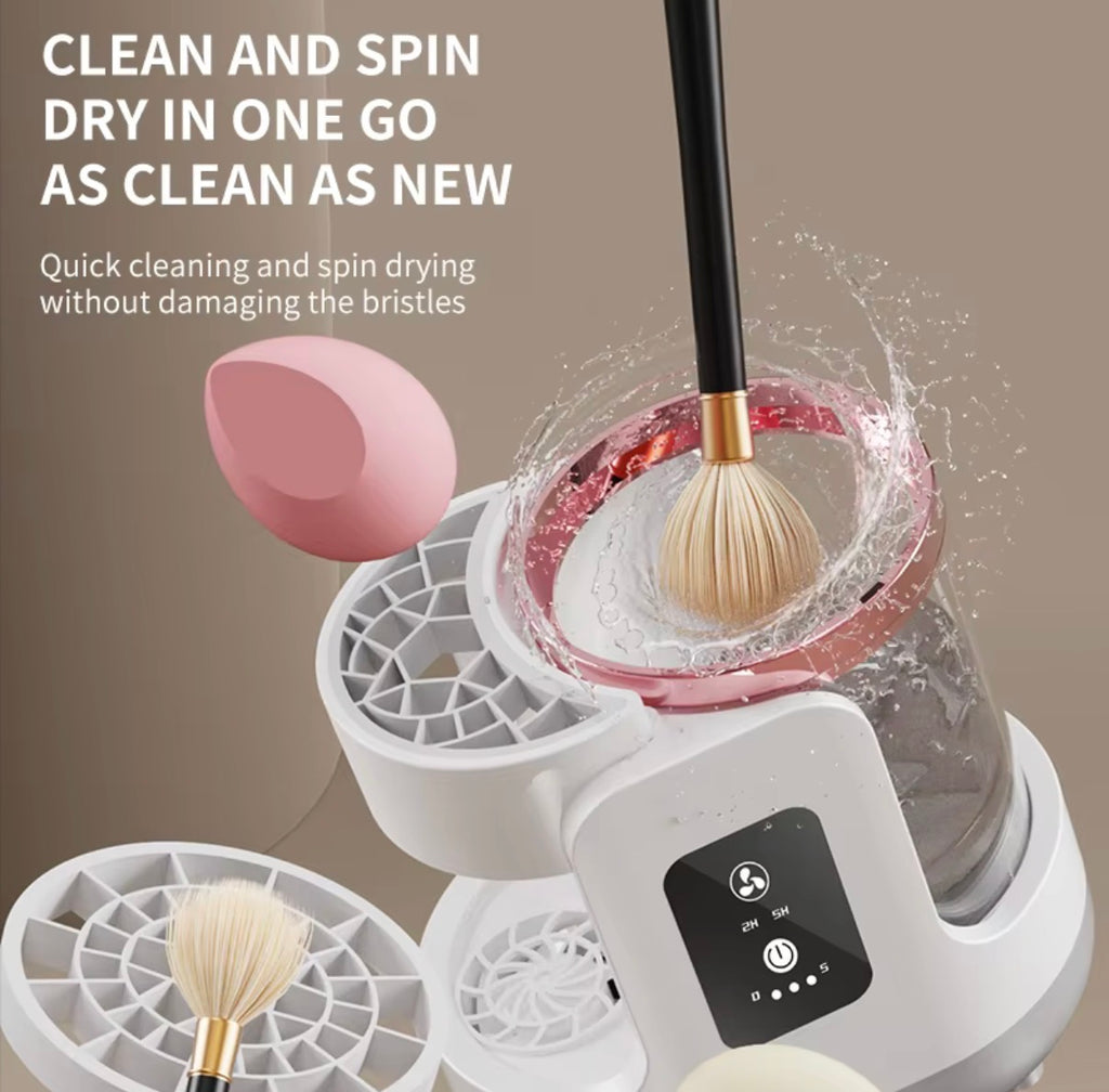Makeup Brush Cleaner & Dryer with UV Light