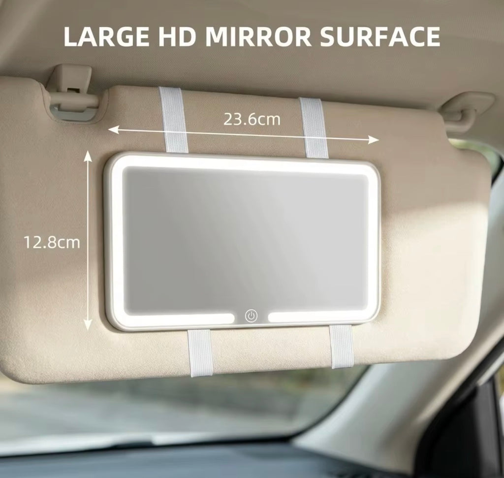 Car LED Makeup Mirror